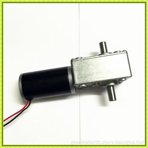 High torque right angle Dual shaft Safe Lock 24 volt dc motor low rpm